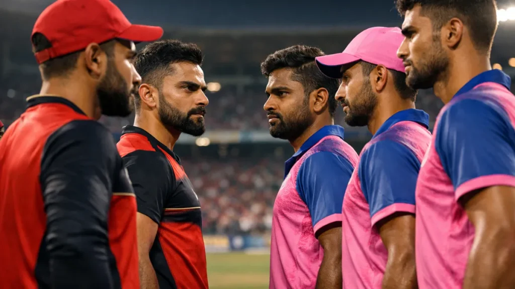 Royal Challengers Bengaluru vs Rajasthan Royals Standings