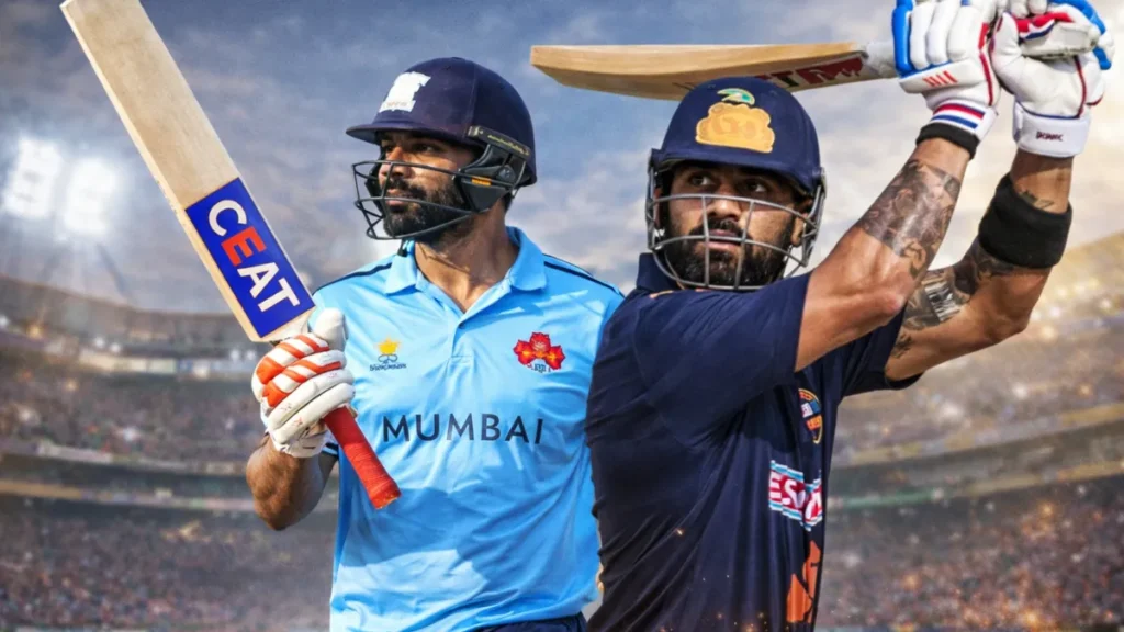 Cricket live score vijay hazare trophy