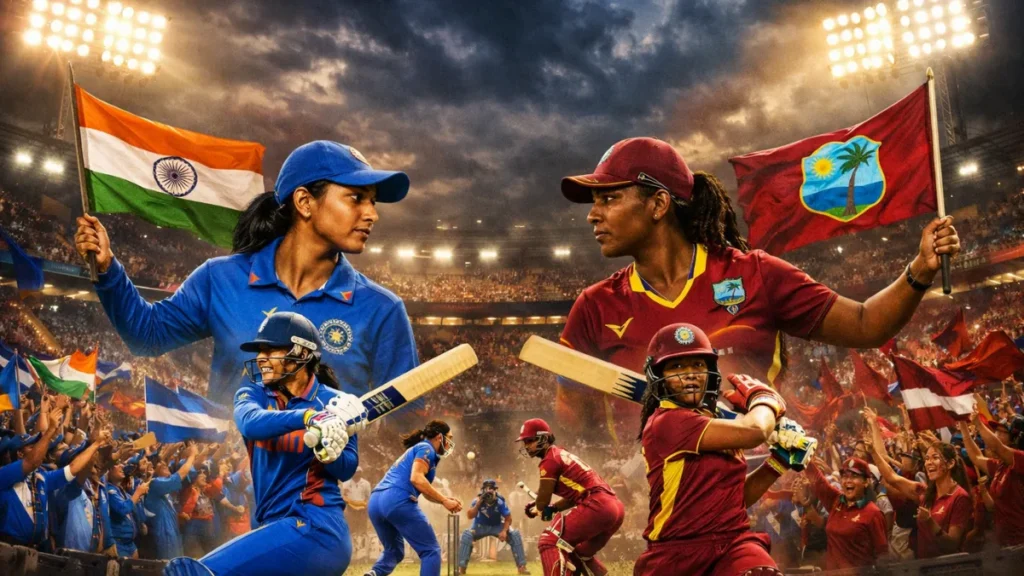 India Women vs West Indies Women Timeline