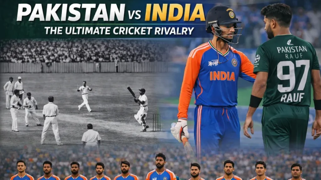 Pakistan National Cricket Team vs India National Cricket Team timeline
