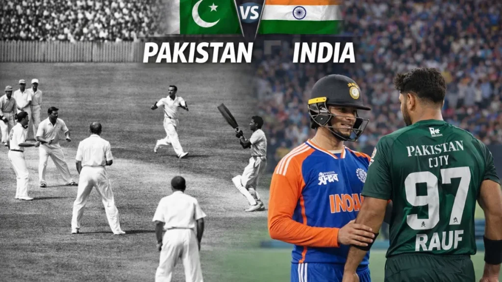 Pakistan National Cricket Team vs India National Cricket Team timeline