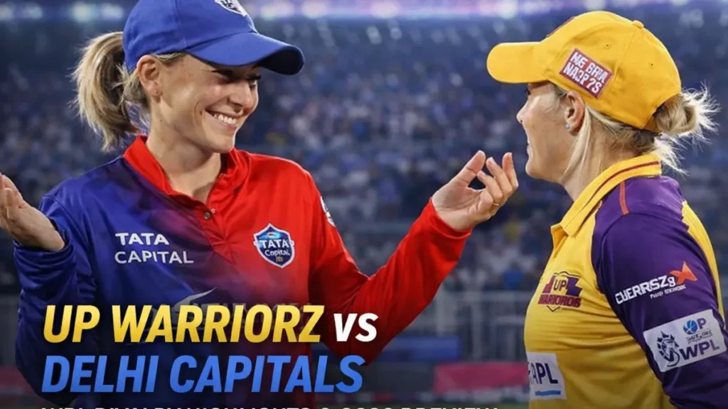 UP Warriorz vs Delhi Capitals Cricket Timeline