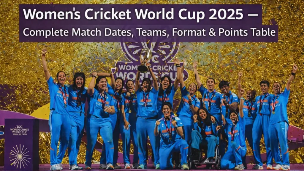 women’s cricket world cup schedule