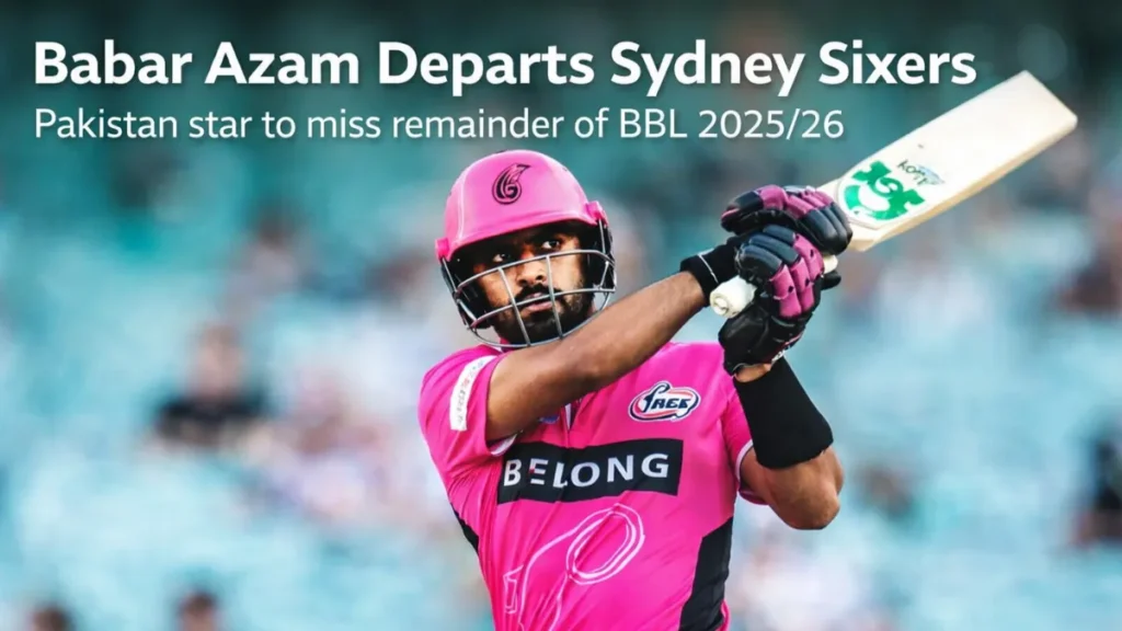 Babar Azam Sydney Sixers departure