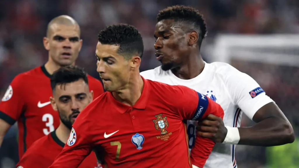 Portugal national football team vs France national football team timeline