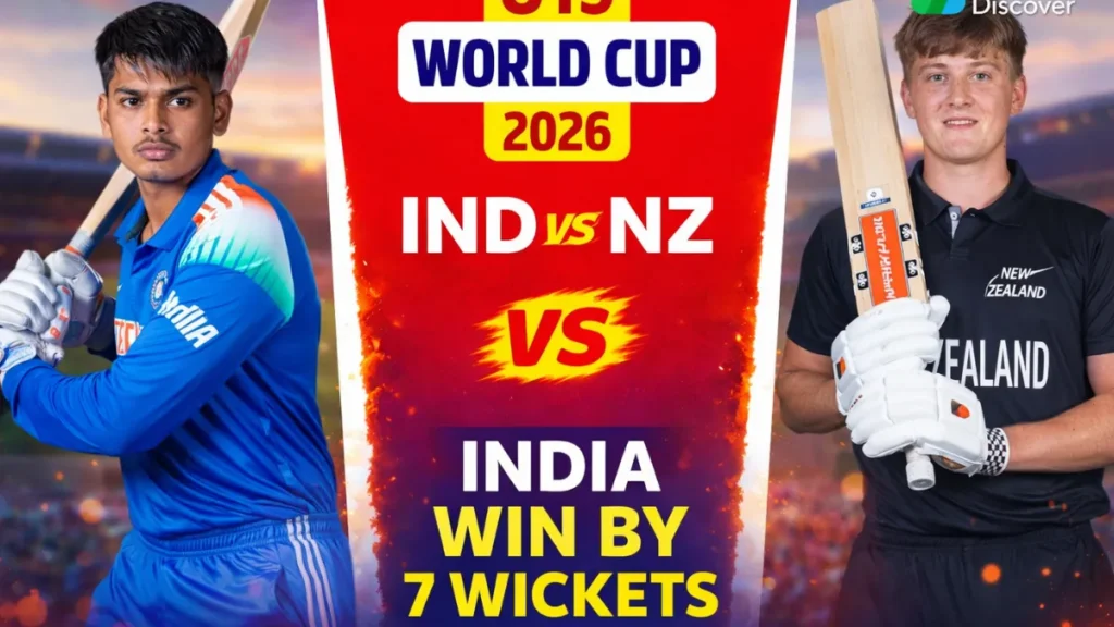Under 19 India vs New Zealand