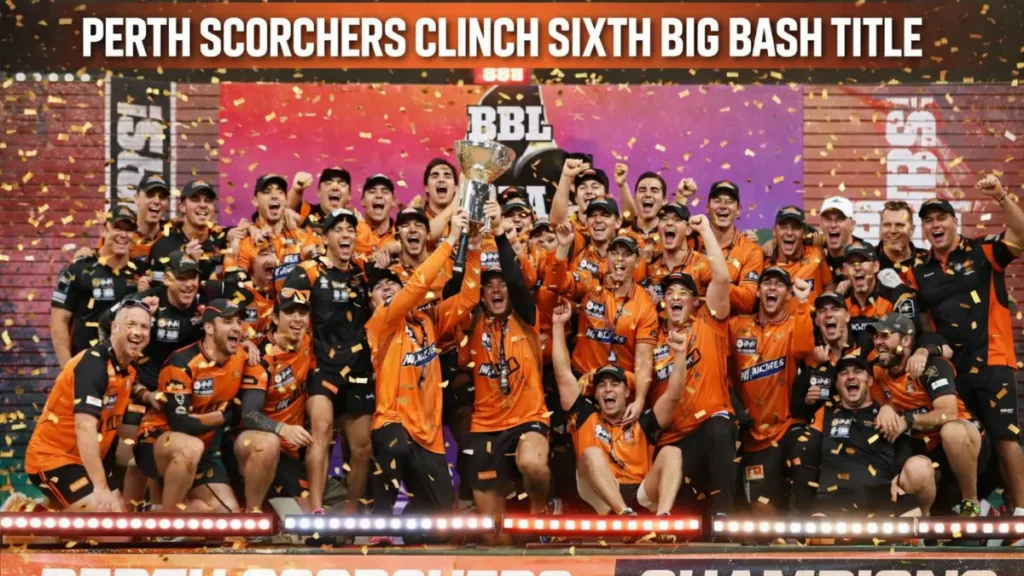 BBL Final Sydney Sixers Perth Scorchers