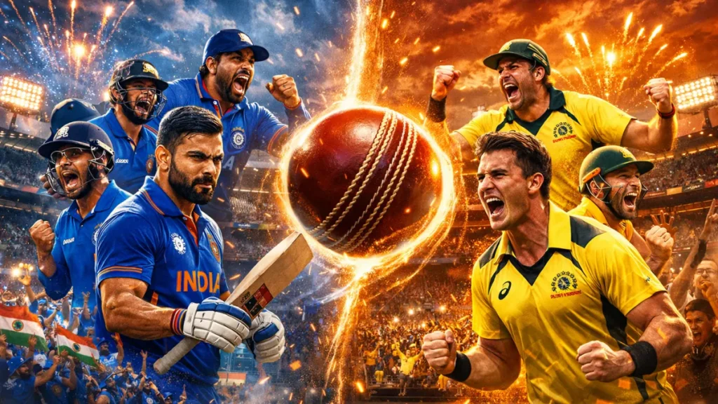 australian mens cricket team vs india national cricket team players