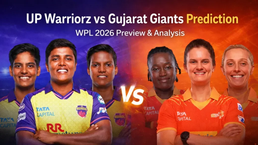 Up Warriorz vs Gujarat Giants prediction