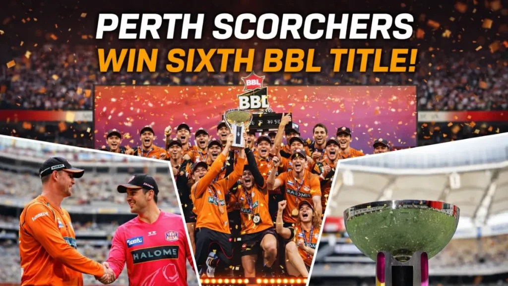 BBL Final Sydney Sixers Perth Scorchers